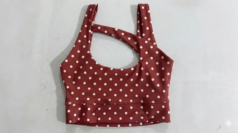 Top deportivo - foto plana